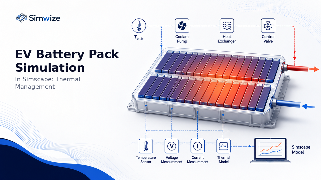 EV Battery Pack Simulation in Simscape: Thermal Management